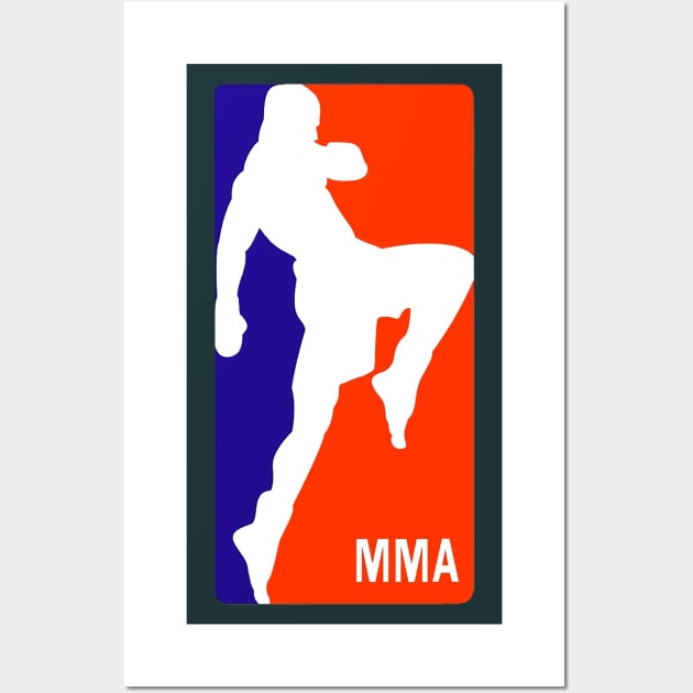 MMA shadow Wall Art by FightIsRight